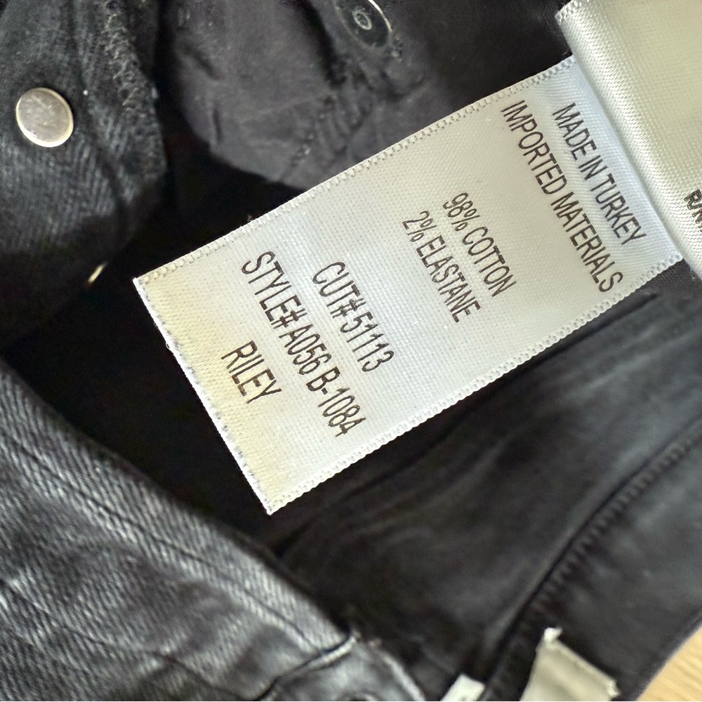 Agolde Riley Black Jeans - Picture 3 of 4